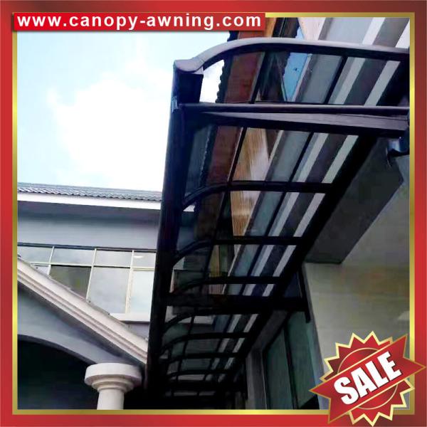 house alu aluminum aluminium pc polycarbonate awning canopy shelter cover canopies for gazebo patio terrace balcony