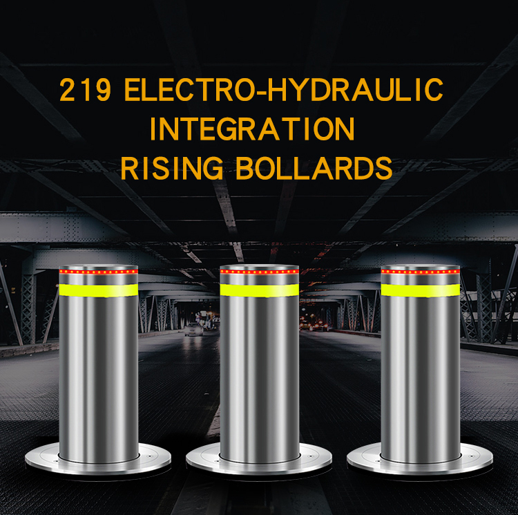 SS304 Automatic Rising Bollard with 100T Loading Capacity and 3s-6s Adjustable Speed