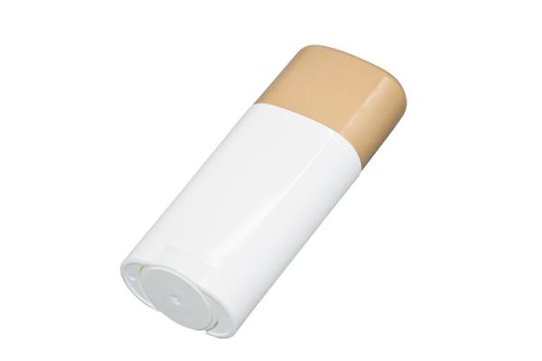 recipiente oval plástico da vara de desodorizante de 1.3oz PP com o tampão superior liso 40g