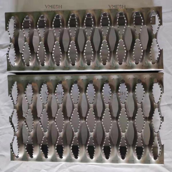 Diamond Hole Grip Strut Safety Grating Aluminum Plate 300-600mm