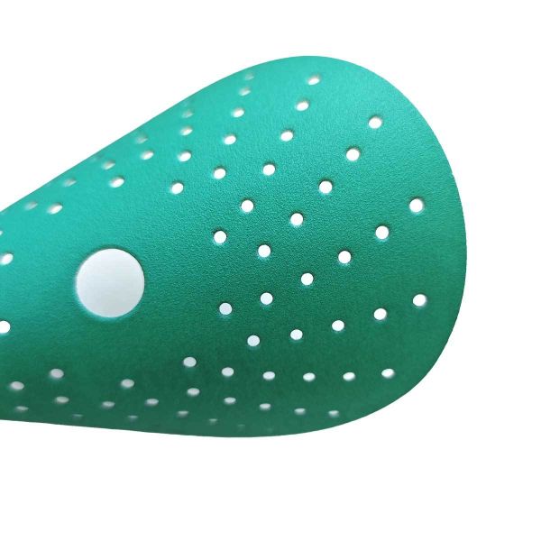 Green Sandpaper Hook and Loop Backing Sandpaper Vortex Hole Sanding Disc Sanding Discs Pad