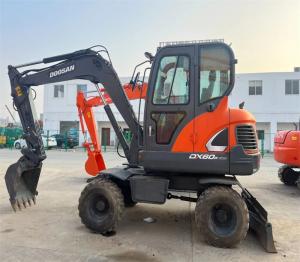 Secondhand Doosan Hydraulic Excavator Pre Owned Excavator 7530mm Radius