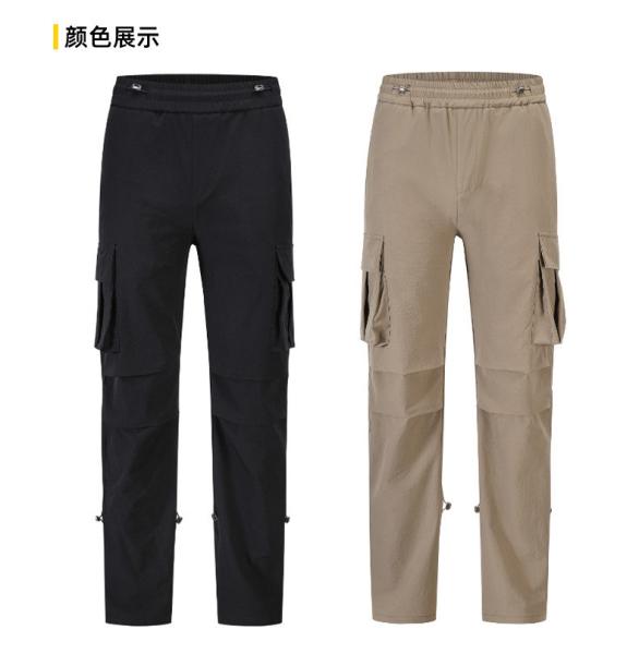                  Tactical Cargo Pants Men′s Multiple Pockets Trousers Work Outdoor Techwear Hiking Pantalons Celana Pria Casual             