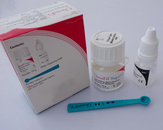 CE Approved Dental Filling Materials Glass Ionomer Restorative Chemfil Superior