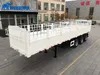 Durable Transport Tri-Axle Super Link Siding Thickness Tractor Supply Storage Sidewall Heavy Duty Flatbed Side Wall Bulk Cargo Livestock Stake Fence Trailer