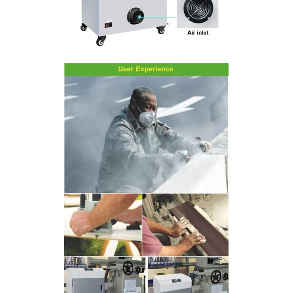 Industrial 350W Chemical Fume Extractor For Polishing Cutting Sanding