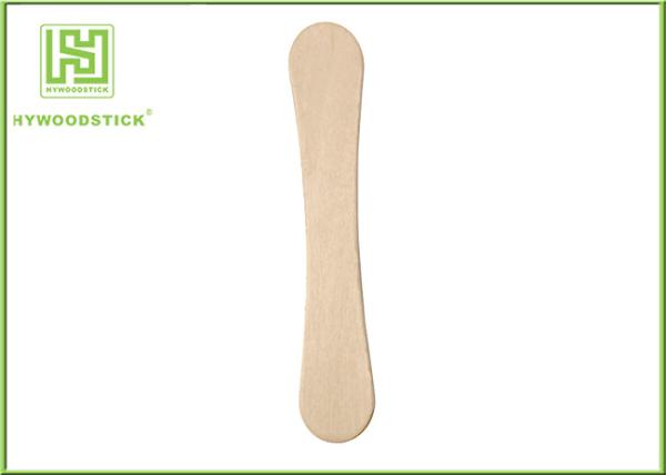 Disposable Lolly Pop Ice Cream Wooden Sticks , 114mm Natural Wooden Sticks