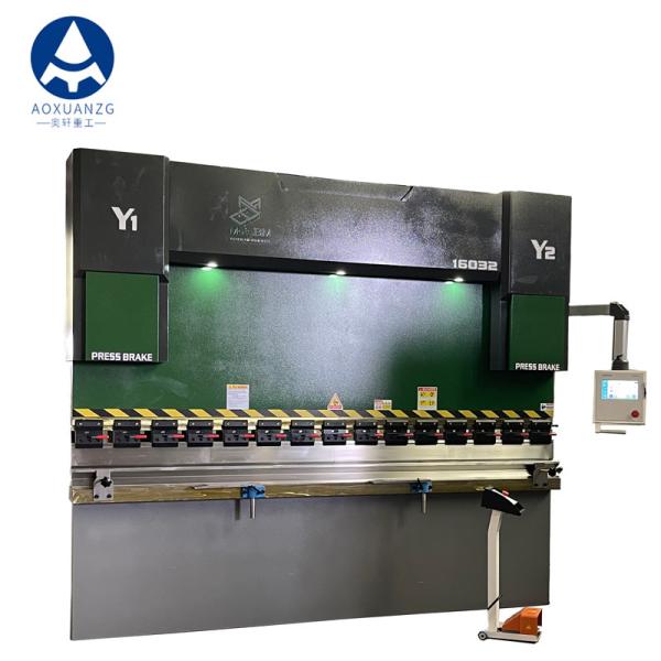 NC WC67Y-125T3200 Torsion Bar Press Brake 7.5KW Motor TP10S CE For Sheet Metal High Strength Steel