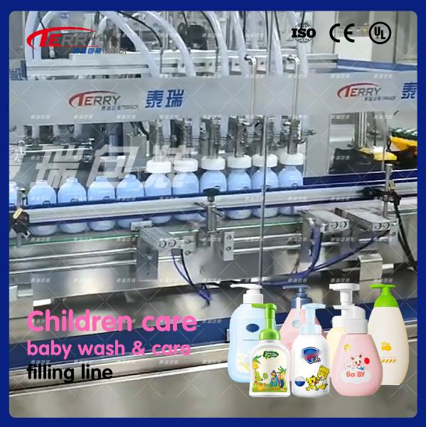 8 Heads Dishwashing Liquid Filling Machine with Multiple Specifications