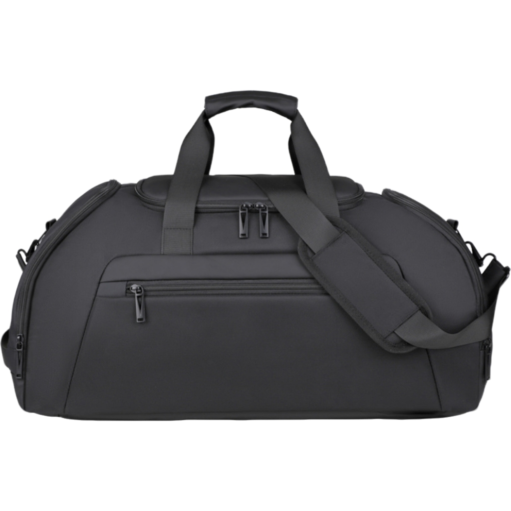 Men's Oxford Convertible Shoulder Bag to Backpack with Shoe Compartment Large Capacity Travel Gym Duffle