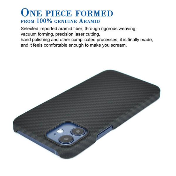 Случай Кевлара случая Aramid случая телефона волокна углерода iPhone 12 случая