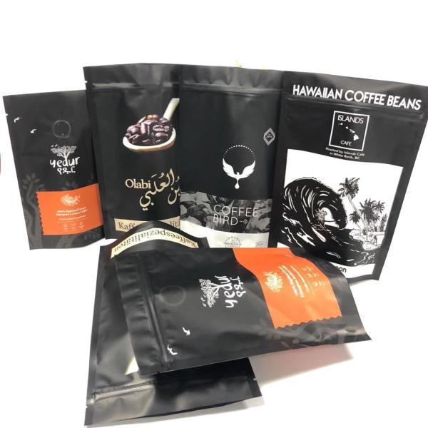 Custom logo foil pouch packaging body scrub bath salt foil packaging coffee pouch