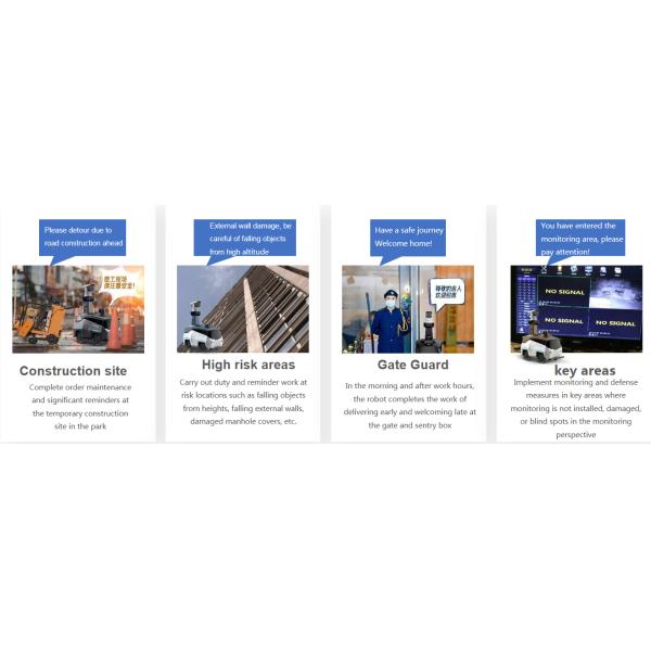 Охранный патруль Автоматическое подзарядка Интеллектуальный робот для большой площади Фабрика школьный охранник