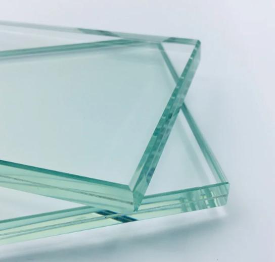 10mm 20mm Clear Tempered Laminated Glass High Transparency For Commercial Applications