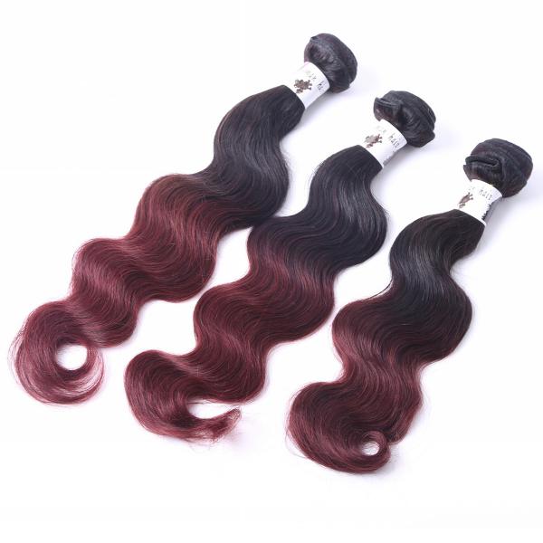 High quality AAAAAA no shedding Unprocessed Virgin blonde Brazilian Ombre Hair Weft