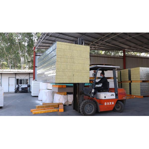 Wall Insulation Rock Wool Sandwich Panel Furnace Sandwich Panel Fireproof Panels