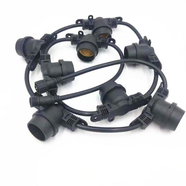 Holiday lighting colorful black 0.5m-10m  lamp cable chain Small LED Light cable loom light belts