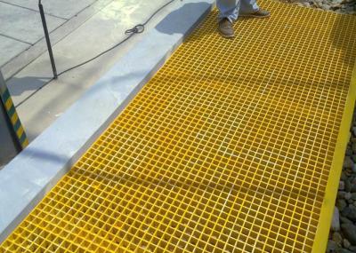 Ácido grating/alcaloide do assoalho plástico de FRP dimensão resistente de 25 x de 38 x de 38mm
