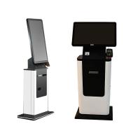 Quiosco de autoservicio con pantalla táctil para el registro, escáner de pasaportes, lector de tarjetas, impresora de boletos, quiosco de pago para juegos, estacionamiento y hoteles