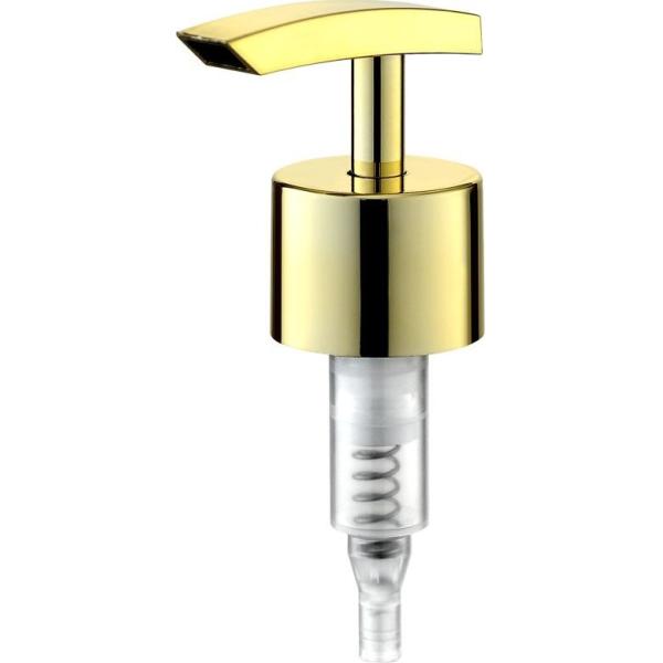 JL-KW102D 1.6CC Plastic Bathroom Pump 28/410 24/410 Lotion Dispenser Pump With UV Gold Coating Closures