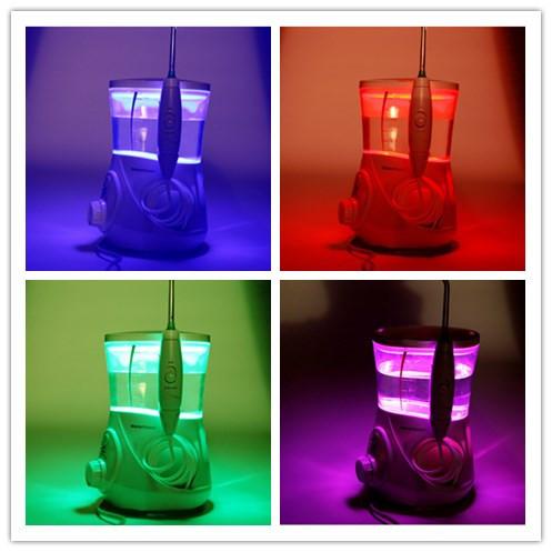 LED light Massage 700ML Volume 100-240V wholesale gum care oral irrigator dental water flosser