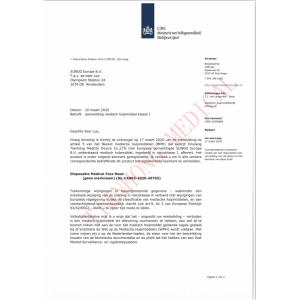 Xinxiang Tianhong Medical Device Co.,Ltd Сертификации