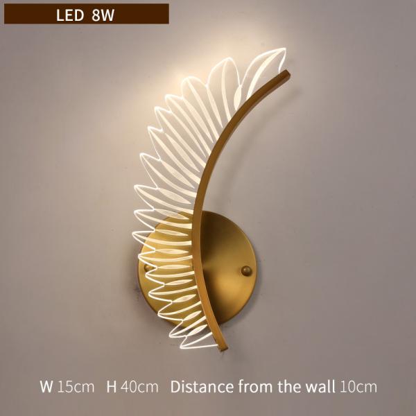 Modern Gold Designer Wall Lights For Bedroom Bedside Wall Sconce（WH-OR-125)