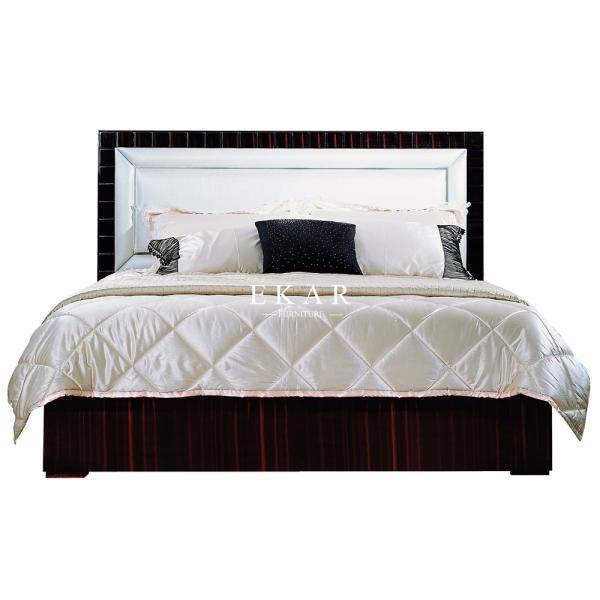 Teak wood craft bed furniture poster beds MKBN-KP2020M-903