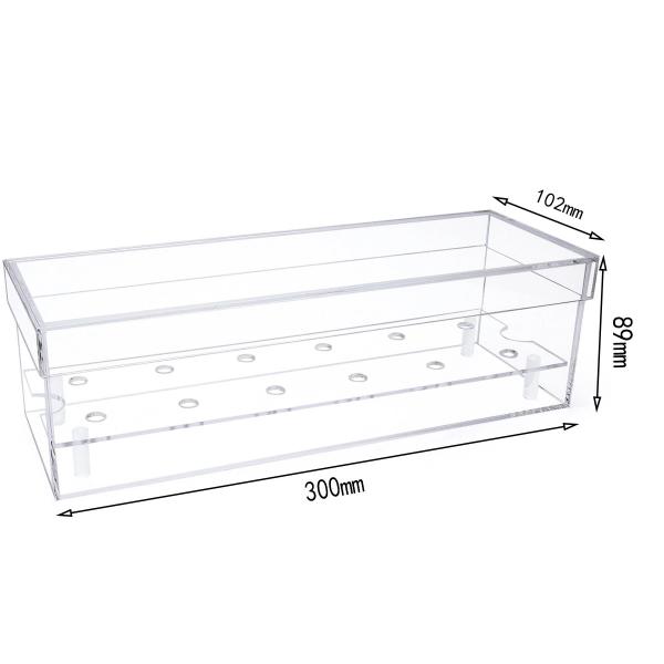 Wholesale 12 Holes Clear Acrylic Flower Acrylic Box