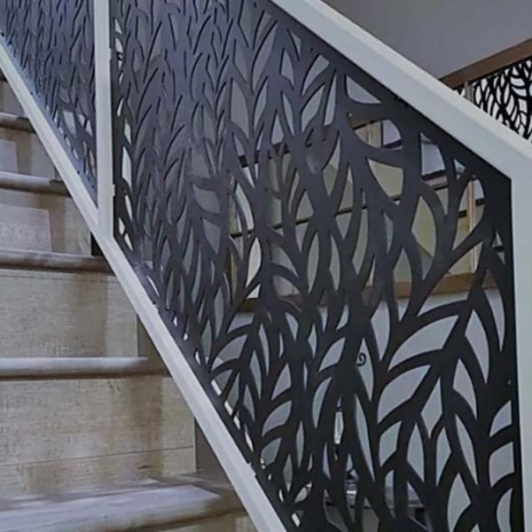 Anti Slip Metal Stair Railing Indoor And Outdoor Aluminum Stair Railing