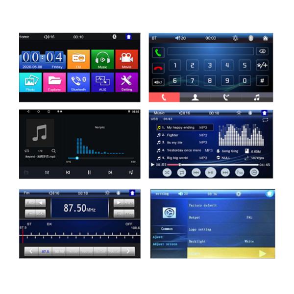 7 Inch Car Mp5 Player 7010b HD Touch Screen Radio Mp5 Player 7018B