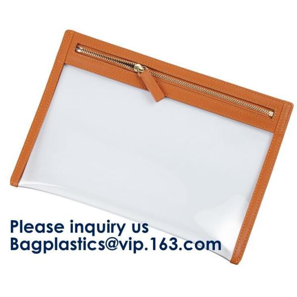 OEM Makeup Cosmetic Bag Commodity Package Packing Soft Customized PVC Slider,Portable Washable Storage Bag Makeup Zipper