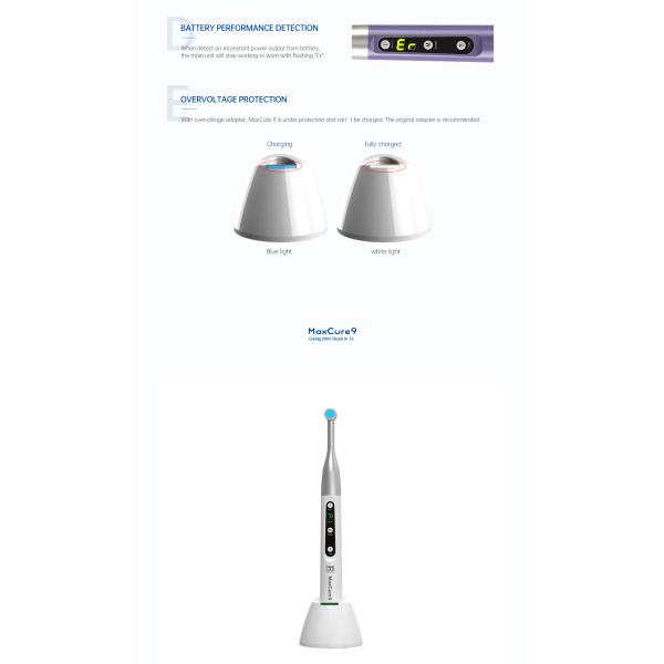 Свет 480nm DC5V перезаряжаемые радиотелеграфа 1800mW зубоврачебный леча