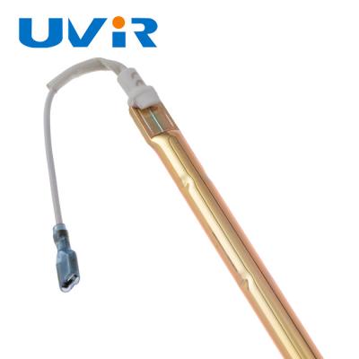 Gold-coating Helen lamp Quartz tube infrared emitters sauna heating with RS base