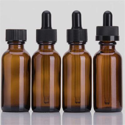 Ultralight Durable Essential Oil Glass Bottles With Dropper 8oz 16oz Odorless