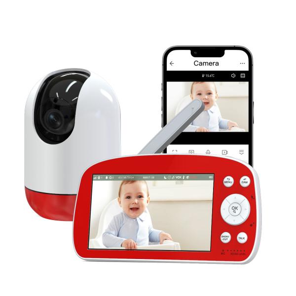 WiFi Baby Monitor with App 1080p HD Two-Way Audio Motion Detection