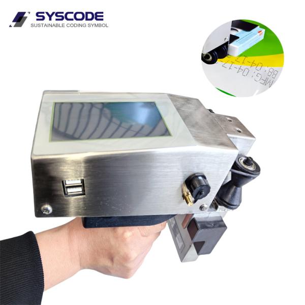AC100V Inkjet Handheld Printer Wireless Handheld Barcode Label Printer