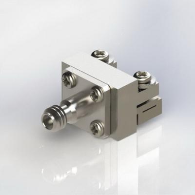 onda milimétrica W1 fêmea do conector coaxial de 1mm RF em linha reta montagem lateral de 110 gigahertz