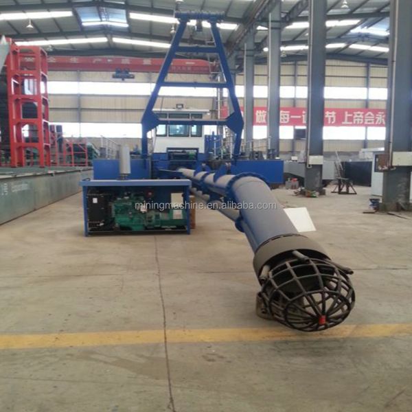 Professional Hydraulic Cutter Suction Dredger with 1100m3/h Workload, 10m Dredging Depth and 205kw Motor for Port and Canal Deepening