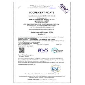 Guangzhou Anpin Textile Technology Co., Ltd Certifications
