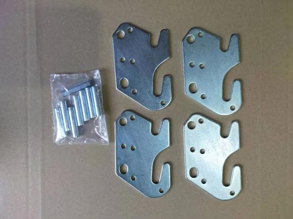 Placas de gancho de garra de cama de madeira Conectar ou ajustar a altura do quadro da cama com suportes pesados
