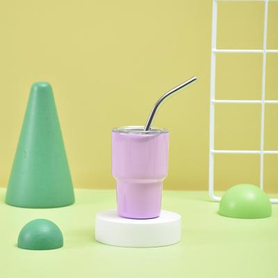 Cute Shot Glasses With Straw 2 Oz , Mini Shot Tumbler With Lid And Straw , Kawaii Insulated Tumblers For Espresso Coffee Spirits Cute Stuff Funny Gifts