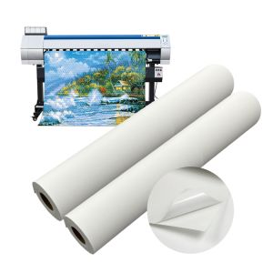 Matte Adhesive Fabric Canvas Peel and Stick Wallpaper for Wall Decoration 350gsm