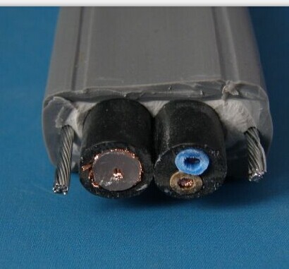 Flat Traveling TV Cable for Elevator with CE certificate TVVBG-STP CAT6E Type with Special PVC Jacket