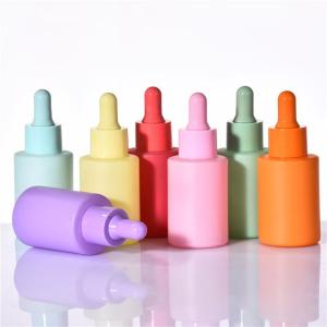 高品質 10ml 20ml 30ml 50ml マカロンカラー エッセンシャルオイルボトル 化粧品用