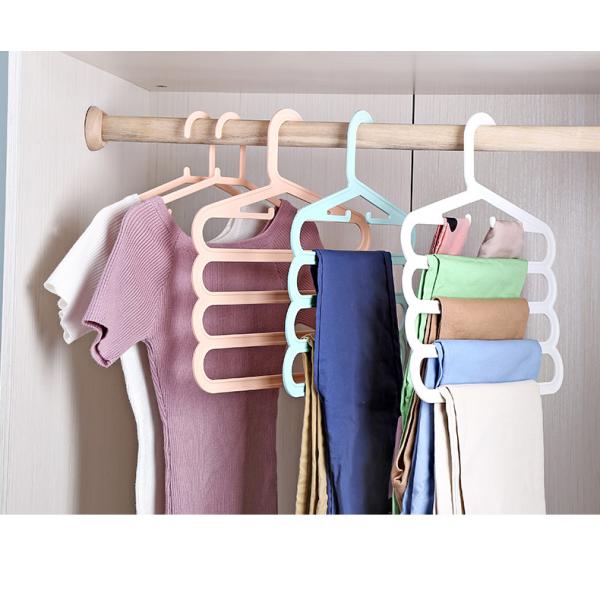 Pants Household Drying Wardrobe Racks Coloured Plastic Coat Hangers