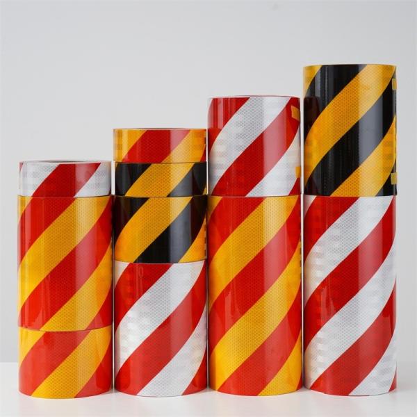 Material acrílico de alta intensidad de grado de película de banda inclinada reflectante 9300s para pegatinas de vehículos