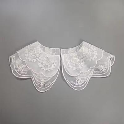 Collar Children's Clothing Women's Clothing All-match Clothing Accessories Embroidery Lace
