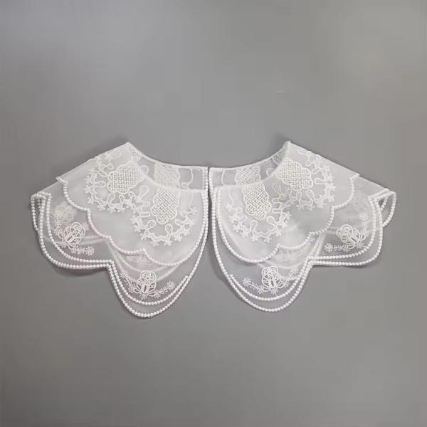 Collar Children's Clothing Women's Clothing All-match Clothing Accessories Embroidery Lace