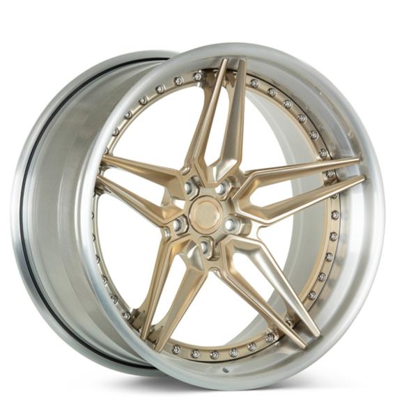 18-inch branded custom 2 piece forged aluminum wheels factory from china